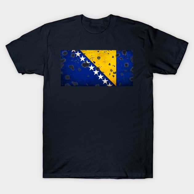 Bosnia and Herzegovina Flag T-Shirt by Historia